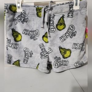The Grinch Grey Pajama Shorts Size Medium
